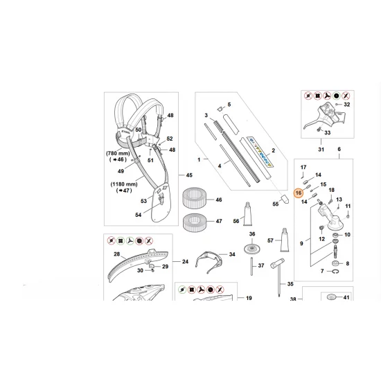 STIHL  Tuleja dystansowa FA03 642 8500